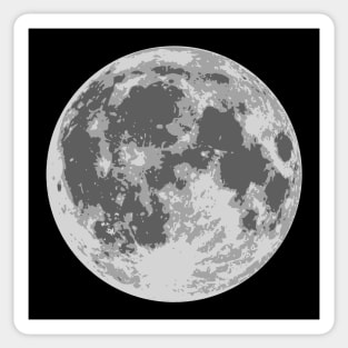 The Moon Sticker